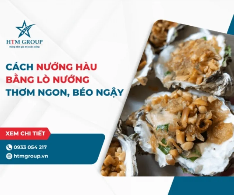 Hàu trên khay nướng chuẩn bị cho vào lò nướng
